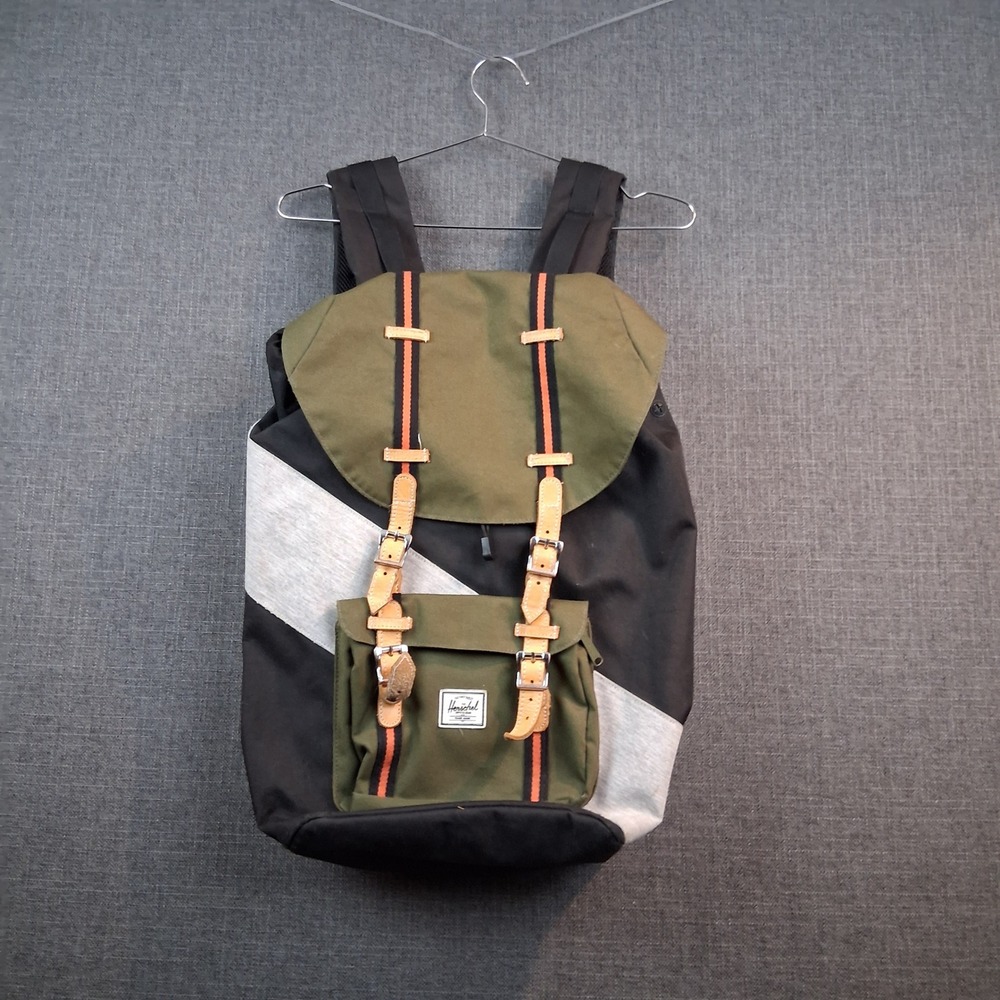 Herschel Supply Co Little America Backpack Olive Green Black Grey Rucksack